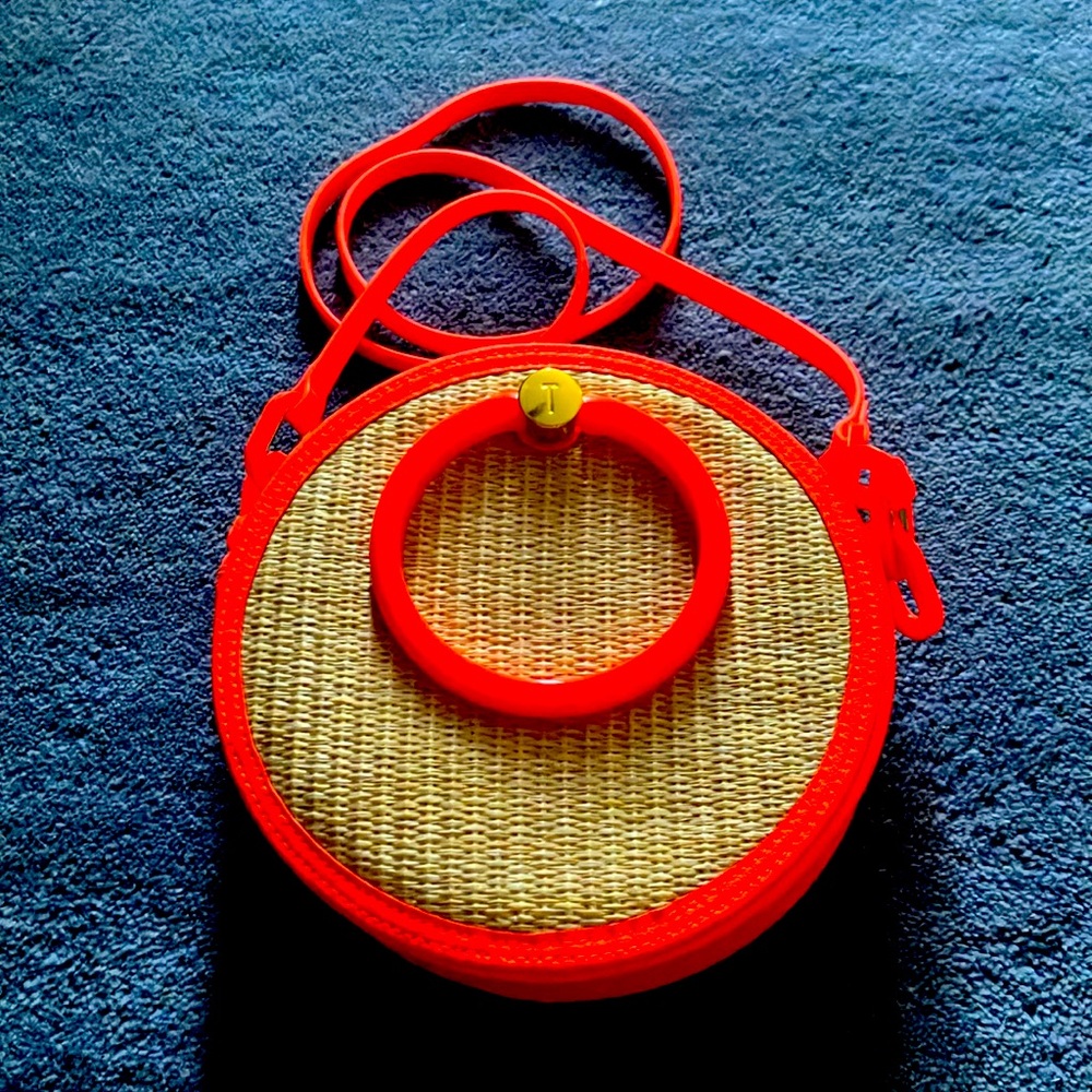 Ted Baker Circle Raffia Bag